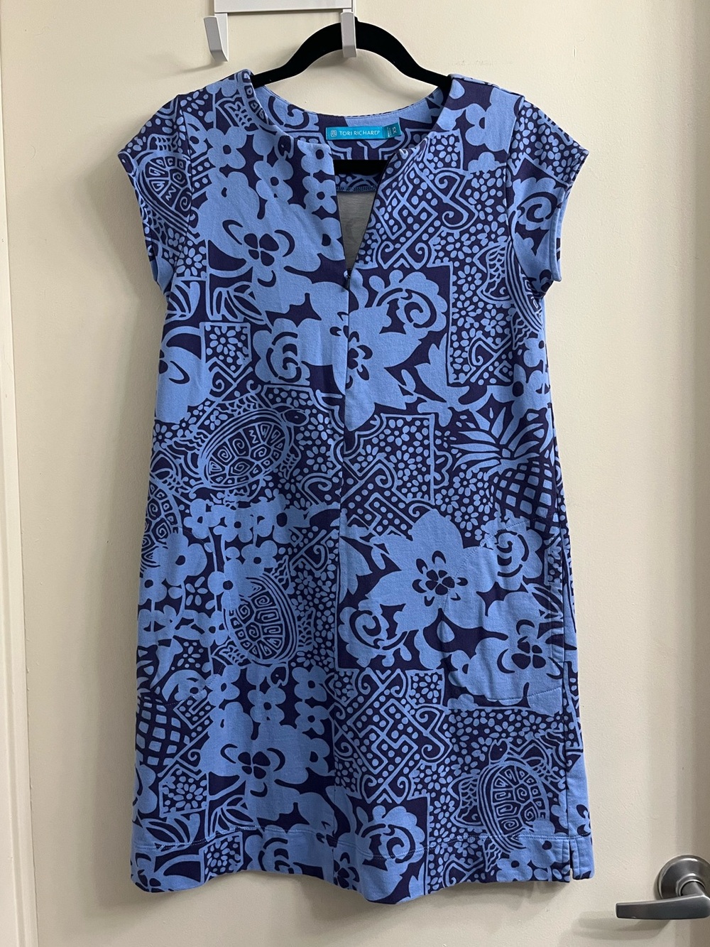 Tori Richard Hawaiian Printed Cotton Dress XS